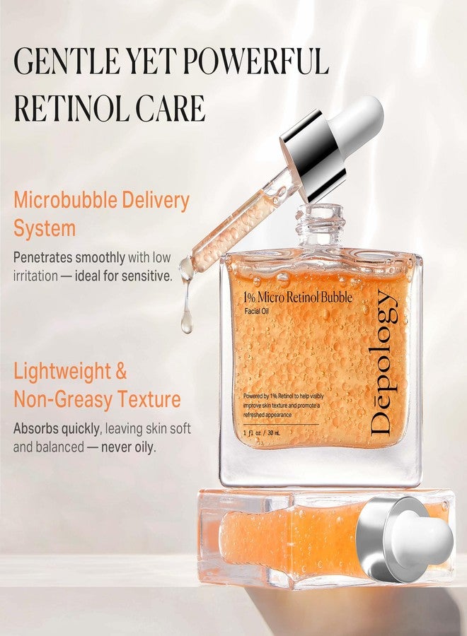 ديبولوجية زيت الوجه بالريتينول بتركيز 1% لشد البشرة وتنعيمها ومنحها إشراقة - سيروم ريتينول للوجه، زيت سكوالين خفيف الوزن للوجه، يُعالج الخطوط الدقيقة ويُحسّن ملمس البشرة ويُحارب علامات الشيخوخة، لطيف على جميع أنواع البشرة، 30 مل - Image 4